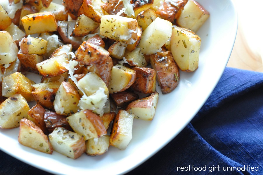 Grilled Parmesan-Herbed Potatoes by Real Food Girl: Unmodified