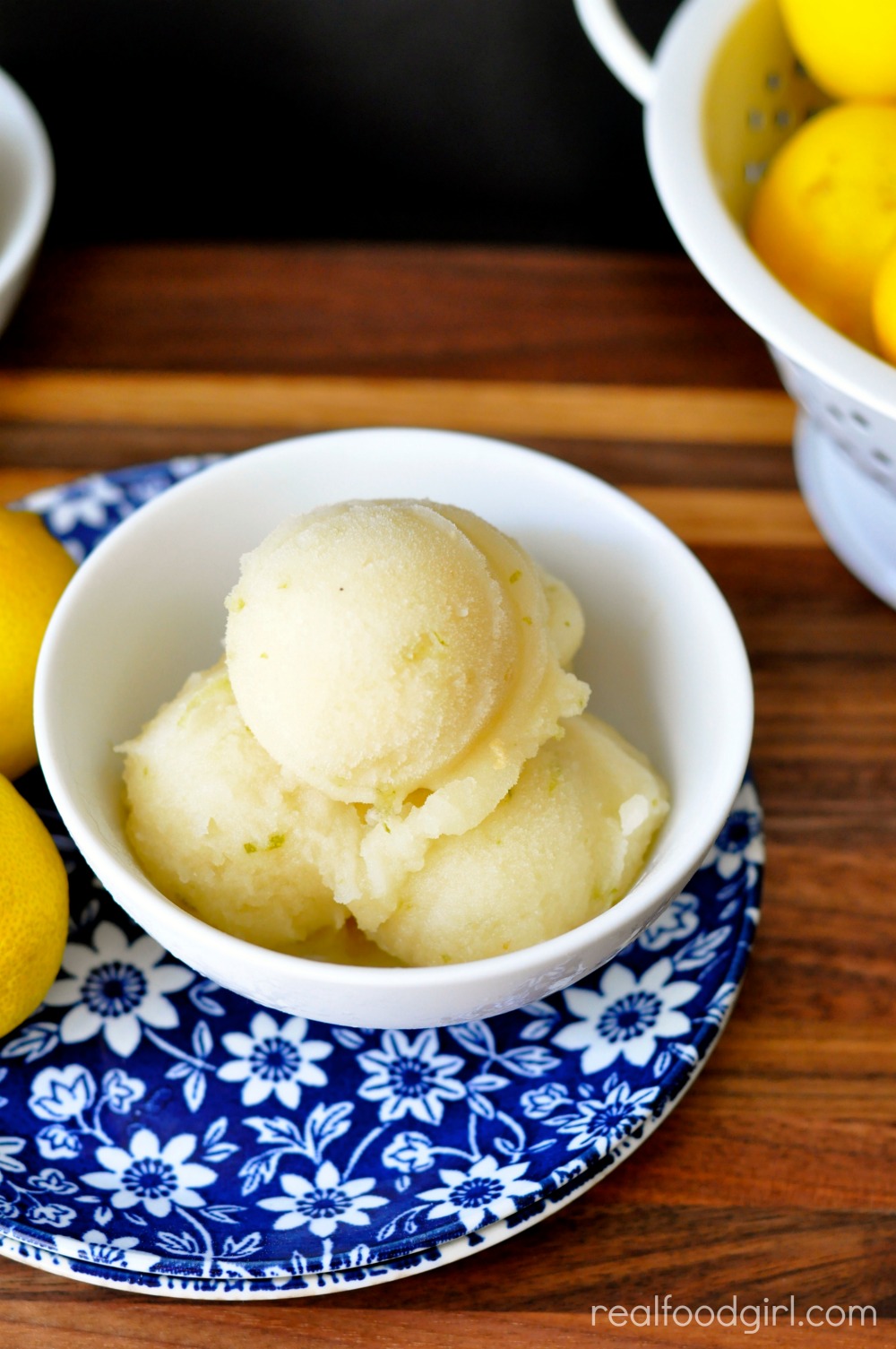 Key Lime Sorbet by Real Food Girl: Unmodified. Tart, refreshing, Real, GMO-Free, GF, Dairy Free and oh, so tasty!