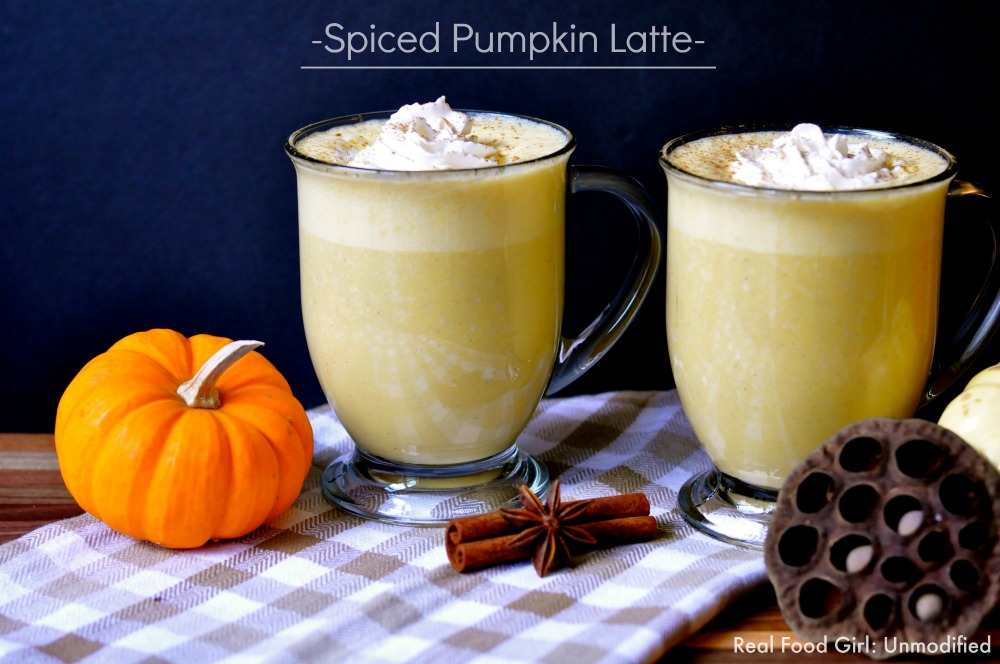 Spiced Pumpkin Latte by Real Food Girl-- Real Food version of the not-so-real-food PSL