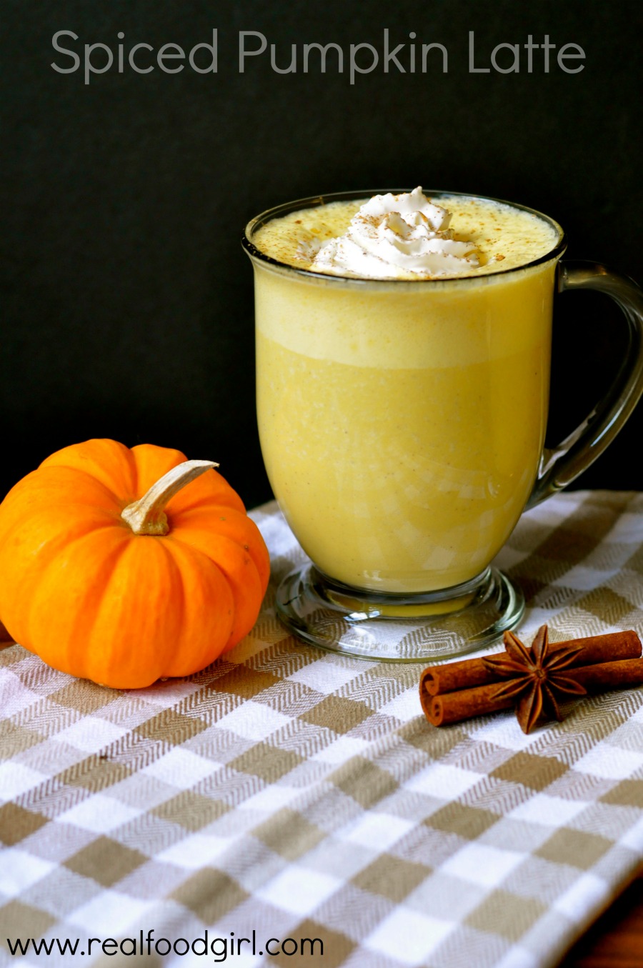 Spiced Pumpkin Latte by Real Food Girl-- Real Food version of the not-so-real-food PSL