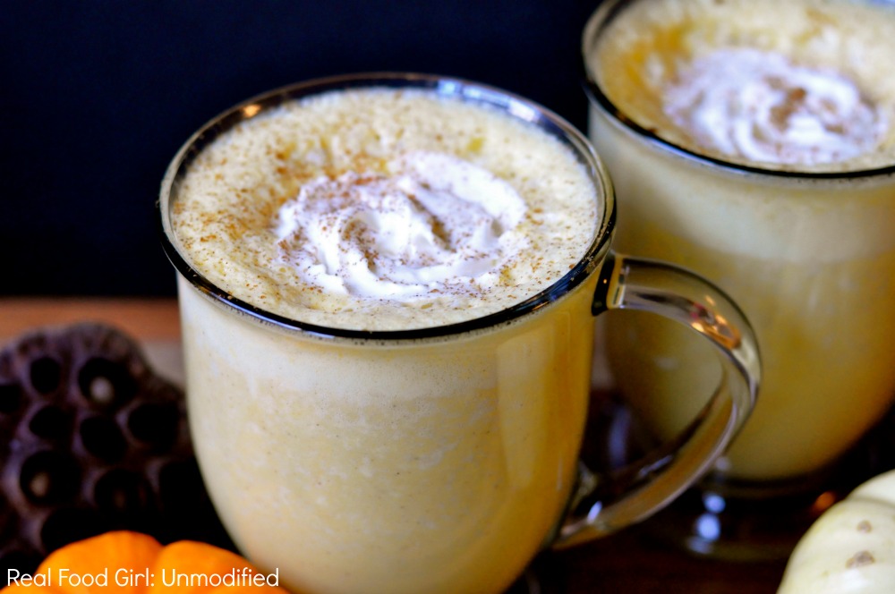 Spiced Pumpkin Latte by Real Food Girl-- Real Food version of the not-so-real-food PSL